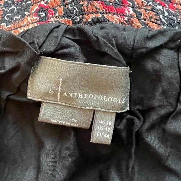 NEW Anthropologie Floral Print 2 Piece Maxi Skirt Set Bohemian Women's Size 12 - Picture 10 of 11